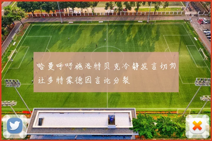 哈曼呼吁施洛特贝克冷静发言切勿让多特蒙德因言论分裂